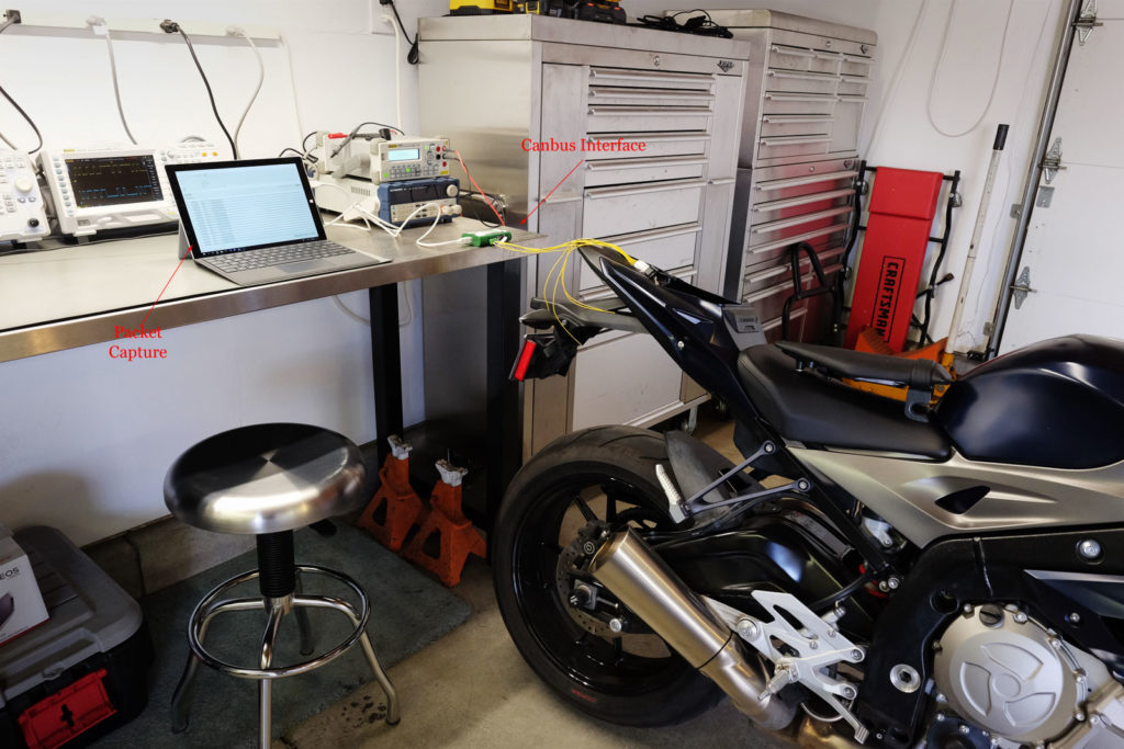 BMW S1000R Motorcycle CANBUS Hacking - Sean Foley