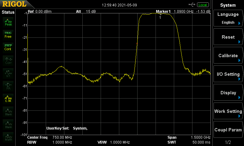 flightware ADS-B Dual 978 MHz + 1090 MHz Band-Pass SMA Filter